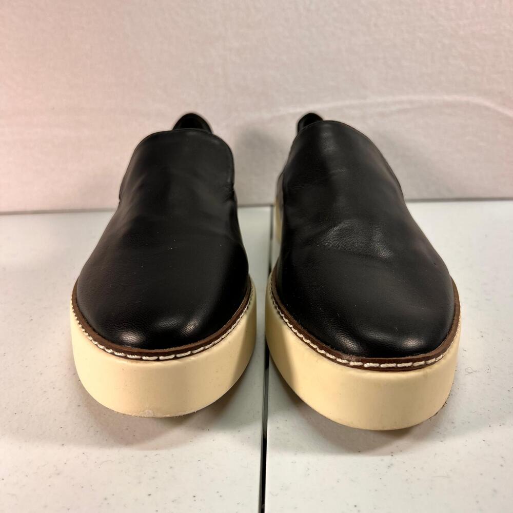 Nordstrom Rack Sandra Suede Leather Slip On Loafer Shoes Black Women's Size 8m View 3